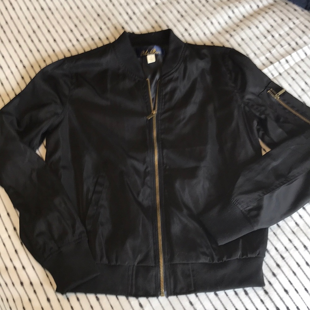 Satin Bomber Jacket